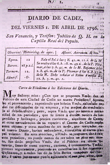 Noticias sobre el clima en la prensa regional española de finales del antiguo régimen (1792-1808)